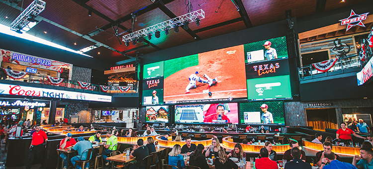 Texas Live! - Texas Live! adds new element to attending a Rangers game